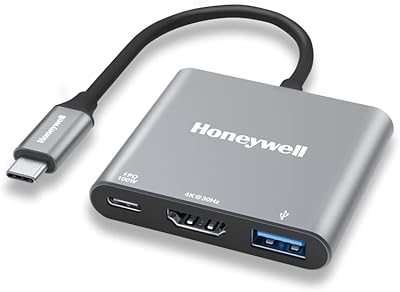 Port Honeywell 3-in-1 Type-C to HDMI high speed with PD load up to 100 W and UHD/s fast transfer speed and UHD 4K at 30 Hz, universally compatible with all Tapes.. Your budget-friendly online marketplace, DIAYTAR NIGERIA delivers a world of products in just 5-8 days.