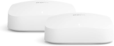 Wi-Fi router 6 Tri-Bande Amazon Eero Pro 6 | With HUB Zigbee Smart Home Integrated | Pack of 2.. DIAYTAR NIGERIA revolutionizes online shopping with competitive prices and reliable 5-8 day delivery.