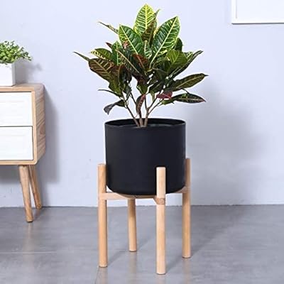 Support for natural wooden plants maston, wood flower pot support in the middle of the century (plant pot), display of contemporary interior pots, rustic decor, up to 12 inches.. Enjoy deals you can’t resist and delivery you can trust — DIAYTAR Nigeria.