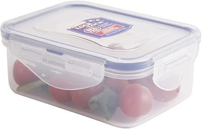 Rectangular hermetic food container lock & lock, plastic, columbia blue, 5.3 x 4 x 2 \ ".. Join the movement — fast, affordable shopping only at DIAYTAR Nigeria.