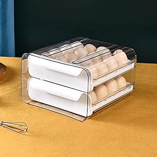 Egg storage box that is 16 drawers, double type egg tray, storage container for crisp kitchen eggs, storage container for refrigerator (white coconut).. Experience hassle-free shopping with DIAYTAR NIGERIA's user-friendly platform and prompt delivery service.
