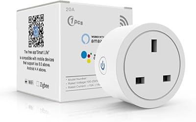 Wanty Tuya Smart Wifi Socket 20A, mini wireless take with programming function, Smart Life application, remote control works with Amazon Alexa, Google Home, Siri and Samsung Smart Things (1 piece).. No delays, no drama — just fast, affordable shopping with DIAYTAR Nigeria.