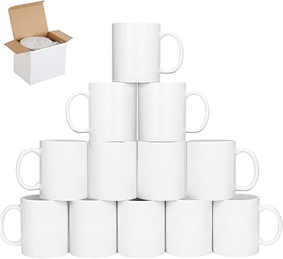 SIGNZWORLD 11OZ SIGNE WHITE WITH Large handle with gift boxes (package of 12).. Shop with purpose at DIAYTAR NIGERIA, where your money goes further and delivery is always prompt.
