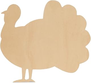 8 "Classic wooden turkey cuts, pack of 3 non -finished wood cuts to paint and expose, Thanksgiving festival decorations, by Woodpeckers.. Shop smarter, not harder with DIAYTAR NIGERIA - thousands of products at your fingertips with affordable delivery.