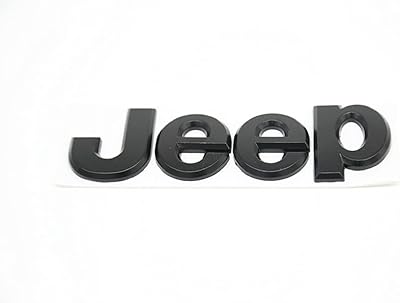 Jeep 3D metal and aluminum sticker, brand logo, truck, car, car, black.. DIAYTAR NIGERIA: Your affordable gateway to thousands of products shipped nationwide within the week.