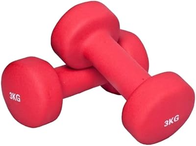 Set of classic dumbbells in neoprene cool baby, pair of yoga dumbbells, women's training set, fitness, home gym-3 kg yl03-rd-mm.. Experience the future of online shopping with DIAYTAR NIGERIA's extensive product range and competitive pricing.