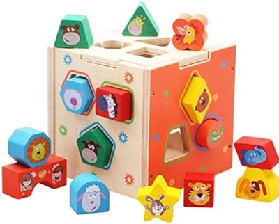 Wooden cartoon box, animal set, children's puzzle, 1-2-3 year old baby, disassembled toys.. Your complete shopping solution, DIAYTAR NIGERIA offers extensive variety with budget-friendly delivery.