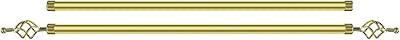 Adjustable Roman curtain rod, new style, double-stem metal window treatment (gold, 110-200 cm).. Nigeria's most loved e-commerce platform delivers affordable shopping solutions to your doorstep.