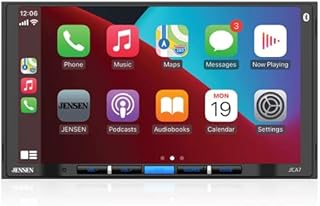 7 -inch jensen touch screen stereo receiver with 7 -inch hand with hand -free Bluetooth hands -free carplay Android auto technology with reversing camera, USB reading and J1CA7 loading.. Nigeria's fastest-growing e-commerce site offers unbeatable prices and delivery within 8 days.