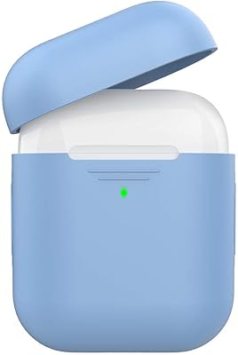 Apple AirPods ProMite Coque Ultra Light Silicone 360 ​​degrees with scratch resistance and wireless loading compatible with Apple AirPods and AirPods 2, Air Case (Blue).. Transform your online shopping experience with DIAYTAR NIGERIA's affordable and diverse marketplace.