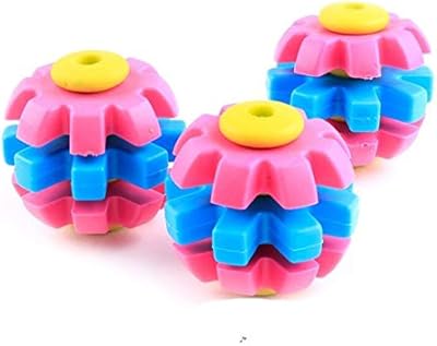 XIX flexible rubber toys for dogs, three -color rollerblit, fun and comfortable molar chewing toy for pet supplies.. DIAYTAR NIGERIA delivers what you want at prices you'll love, all within 5-8 days nationwide.