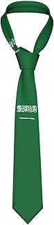 Daboyozhzh Flag of Saudi Arabia Striped Ties Saudi Men's Ties Festival Ties for Men Double, White, Unique Size.. No delays, no drama — just fast, affordable shopping with DIAYTAR Nigeria.