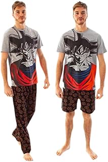 Dragonball Z for men's pajamas | Gray T-shirt with short sleeves with short or long legs options | Anime, gray products.. DIAYTAR NIGERIA: Where every Nigerian finds what they need at prices they can afford, delivered promptly.