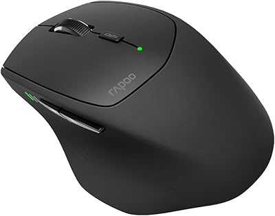 Bluetooth Rabo MT550 mouse, Multi-apparents wireless mouse with 4 adjustable DPIs, symmetrical ergonomic design, 12-month autonomy, for Apple laptop, MacBook, Black.. Your e-commerce hub for everything — DIAYTAR Nigeria has you covered.