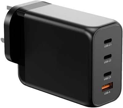 USB Type C charger for Laptop Kiloko 200 W Gan Wall charger 4 Ports, AC adapter, USB load station, with British socket, compatible for laptops, tablets, smartphones, food banking, headphones, etc. (200 W).. Shop smart with DIAYTAR NIGERIA's vast selection and enjoy affordable shipping in just 5-8 days.