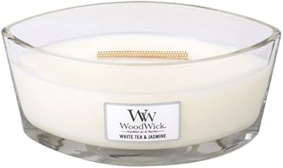 Candle scented with white tea and jasmine with wooden wick, 16 oz | up to 50 hours of combustion.. Elevate your shopping experience with DIAYTAR NIGERIA's vast catalog and budget-friendly options.