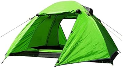 Tistik Camping Tent Ten Tent For Camping Couple Travel Mountaineer Tents In Shade Waterproof Fiber De Glass Waterproof Versatile Tents for the outside.. DIAYTAR NIGERIA: Your affordable gateway to thousands of products delivered within a week.