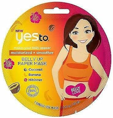 Hydrating fabric mask Yes to + belly straightener - 1 part/0.5 fl oz.. DIAYTAR NIGERIA brings the market to your fingertips with affordable prices and swift delivery services.