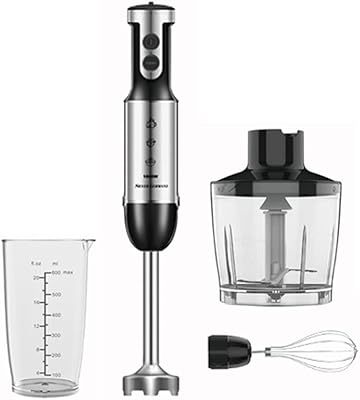 Intelligent diving mixer 1000 W 12 speeds with stick and turbo mode, robust immersion mixer with brass blades, titanium steel and ergonomic handle (gray).. Nigeria's fastest-growing e-commerce site offers unbeatable prices and delivery within 8 days.