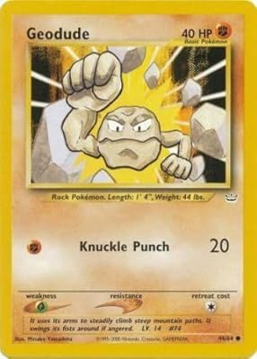Pokémon - GeoDUDE (44/64) - Neo Revelation.. Your comprehensive marketplace awaits at DIAYTAR NIGERIA with affordable prices and reliable delivery times.