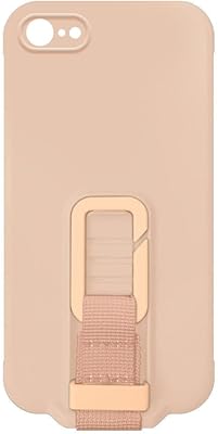 Margoun silicone shell with hook support for iPhone 7/8/SE (iPhone 7/8/SE, Sandy Pink).. Looking for great deals without compromising on quality? DIAYTAR Nigeria brings you thousands of top products at affordable rates, delivered straight to your doorstep.