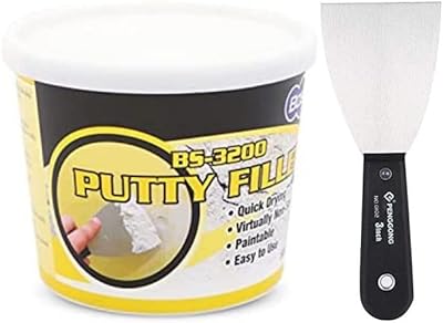 Multi-Usage Multi-Usage Mastic, Filling putty, Mastic for dry partitions, fast drying, designed for domestic and exterior domestic use, which can be painted, permanent, does not shrink, 500 g and 3 inch gratoir.. Shop smarter, not harder with DIAYTAR NIGERIA - thousands of products at your fingertips with affordable delivery.