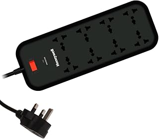 Overvoltage protector Extension card with main switch 8 Current universal sockets.. DIAYTAR NIGERIA puts thousands of products at your fingertips with affordable prices and delivery within a week.