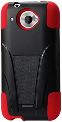 Riko New HTC Zara/Desire 601 Silicone shell and protective cover - Retailing packaging - Red Black.. One platform, endless products — welcome to DIAYTAR Nigeria.
