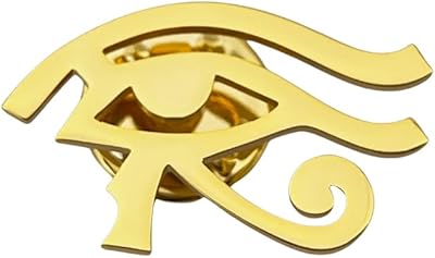 Ancient pins in the shape of a stainless steel Horus eye for clothing decoration and father's gift.. Discover shopping simplified with DIAYTAR NIGERIA's comprehensive platform and reliable 5-8 day shipping.