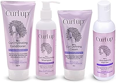 Curl Up Up DEFINING BUNDLE with shampoo, conditioner, cream for rinsing curls and hair gel - For dry frizzy, wavy and curly hair - sulfate, paraben and silicone (4).. Experience the joy of convenient shopping with DIAYTAR NIGERIA's vast selection and quick delivery service.