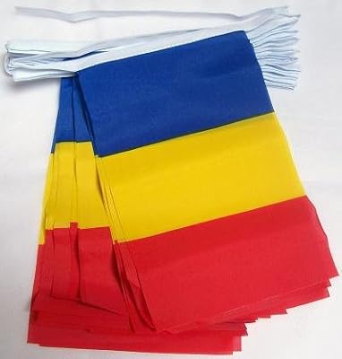 AZ FLAG Romanian flag 4 meters Bunting flag 20 flags 6 "x 4" - Romanian flags with strings 10 x 15 cm.. Nigeria's most loved e-commerce platform delivers affordable shopping solutions to your doorstep.