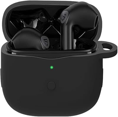 Silicone case for Soundbeats Air 3 wireless headphones, travel protection transport bag, compatible with Soundbeats Air 3 wireless headphones (Black).. DIAYTAR NIGERIA brings affordable shopping to your fingertips with reliable delivery in less than 8 days.