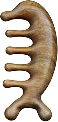 The Gua SHA Original Wooden Wood comb to scrape the scalp, head, neck, hands and legs.. DIAYTAR NIGERIA revolutionizes online retail with our extensive selection and dependable shipping service.