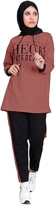Fabienne Set of Muslim sports clothes for women, Muslim hoodie in Turkish cotton, Islamic sportswear.. DIAYTAR NIGERIA makes online shopping accessible to all with budget-friendly prices and reliable delivery.
