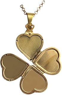 1 pieces cute gostear clover four leaves love heart pendant photo medallion necklace that can contain 4 photos for women, or.. DIAYTAR NIGERIA brings the marketplace experience online with affordable and reliable delivery service.