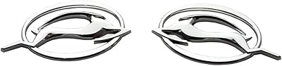 SSDD 2 Pieces (pair) Car Badge Flying Impala 3D Sticker 3D Raising Sticker on the left and right side for SS LTZ Eco LS Chevrolet Impala 10253595 (Chrome) CH-FLYING IMPALA-2.. Shop without limits at DIAYTAR NIGERIA and receive your purchases at budget prices within the week.