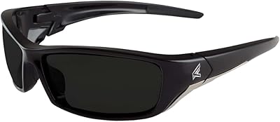 Enveloping Safety Glasses Reclass Edge SR116, Anti-scratch, non-slip, UV400, Military quality, Ansi/ISEA and MCPS compliant, width 5 ", Black frame/dark gray glasses.. DIAYTAR NIGERIA: Where quality products become affordable with our nationwide shipping service.