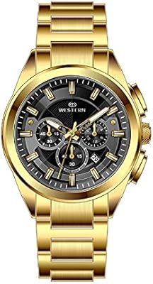 Watches Chronographs for Men Chronographs-Analog quartz watches in stainless steel-fashionable, classic, relaxed and professional bracelet watches, Sweet menu for men with elegant design-W8839G.. Embrace the convenience of DIAYTAR NIGERIA with thousands of products at your fingertips, delivered nationwide.