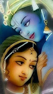Radha Krishna painting painted on canvas without frame (70 x 100 cm x 1).. DIAYTAR NIGERIA: Bringing quality products to your doorstep at prices that won't break the bank.
