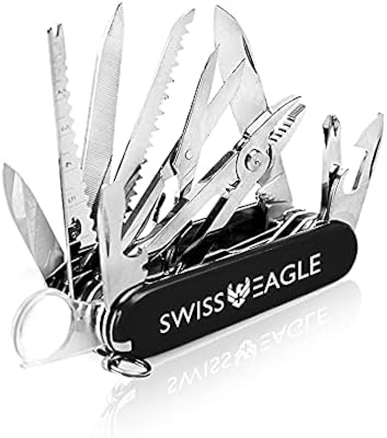 Swiss Eagle multi-tool pocket knife.. DIAYTAR NIGERIA brings the marketplace to every Nigerian home with affordable prices and quick delivery.