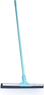 Cleano robust double floor mop with handle, 120 cm, sky blue.. Experience the power of choice with DIAYTAR NIGERIA's vast catalog and affordable 5-8 day delivery.