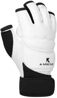 AEPRO - Kickboxing gloves Demin -Doigt in leather PU MUAYTHAI MMA Training gloves without finger for men Gloves of Karate boxing (white XL).. Your one-click solution to affordable shopping, DIAYTAR NIGERIA delivers quality products nationwide.
