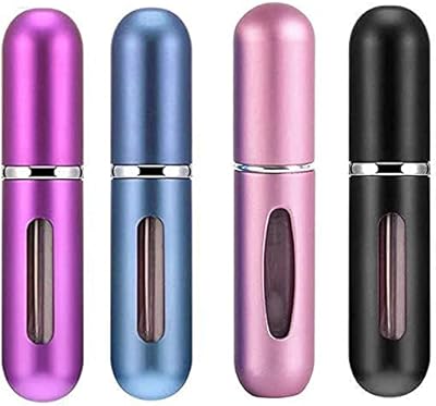 Travel perfume sprayer bottle, rechargeable perfume bottles, mini flavored fragrance container, empty perfume bottle, 4 pieces.. Nigeria's fastest-growing e-commerce site offers unbeatable prices and delivery within 8 days.