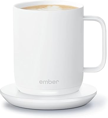 Ember Mug Smart Temperature Control 2, 10 ounces, hot coffee mug controlled by application with an autonomy of 80 minutes and an improved design, white.. Shop with purpose at DIAYTAR NIGERIA and discover a world of products at budget-friendly prices.