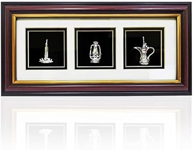 Wooden and metal frame of 3 souvenir houses from Dubai.. From essentials to electronics, DIAYTAR Nigeria ships your order in no time.