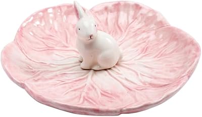 Ceramic bowl in the shape of Lorose rabbit, ceramic fruit plate, kitchen porcelain dessert plate (pink).. Why pay more? DIAYTAR Nigeria gives you the best for less.