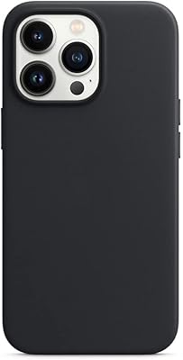 Margoun leather case designed for iPhone 13 pro max, Magsafe compatible, anti-shoc, 6.7 inch (iPhone 13 pro max, black).. DIAYTAR NIGERIA: Making online shopping accessible with affordable prices and nationwide delivery service.