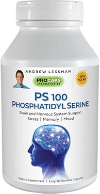 Andrew Leisman PS100 phosphatidylserin capsules - supports mental clarity, positive mood, memory and cognitive function. Essential for the production and release of neurotransmitters. without additives.. DIAYTAR NIGERIA: Where shopping meets satisfaction with affordable prices and reliable 5-8 day shipping.