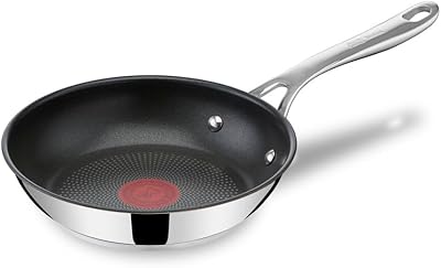 Tefal Jamie Oliver Cooks Direct Frying stove in stainless steel, 20 cm, non -stick coating, heat indicator, safety handle, compatible induction plates, E3040244.. Experience the ease of modern shopping with DIAYTAR NIGERIA's vast selection and quick delivery service.