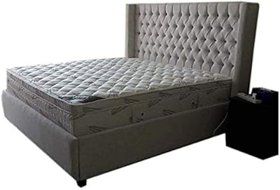 Queen Size Monaliza bed with mattresses.. DIAYTAR NIGERIA: Where every purchase is affordable and delivery is always within a week.